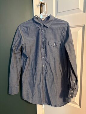 J. Crew Light Blue Long-Sleeve Button-Down Shirt